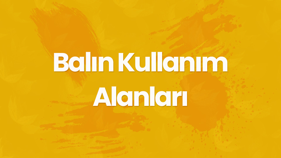 balin kullanim alanlari