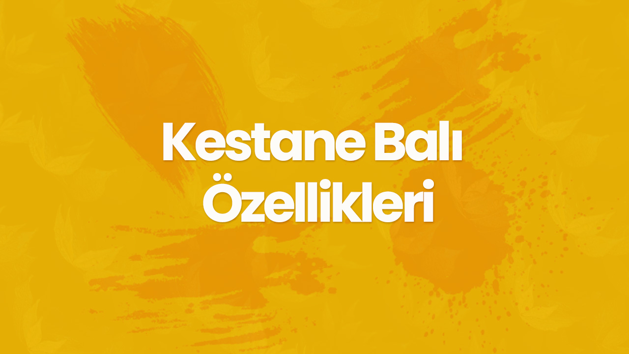 kestane bali ozellikleri