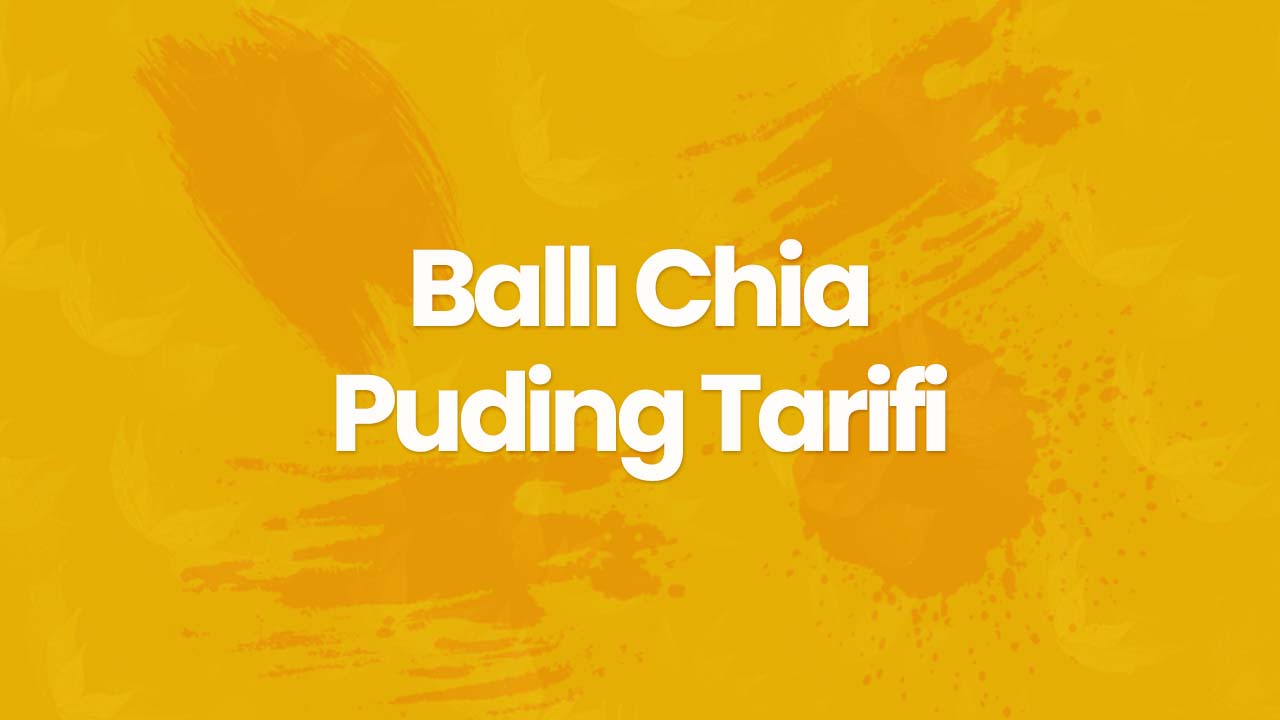 Ballı Chia Puding Tarifi
