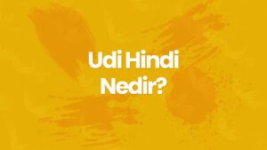 Udi Hindi Nedir ve Nasıl Kullanılır?